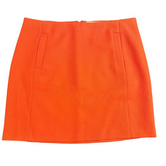 Banana Republic Skirt Orange Size 12 Pockets - Picture 1 of 3